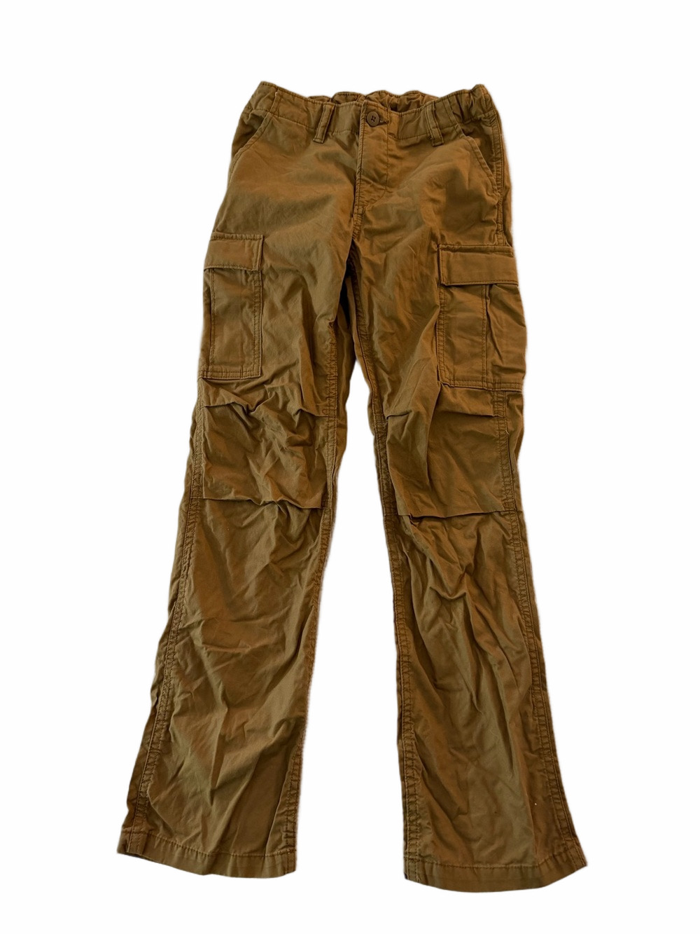 GAP Kids Khaki Cargo Pants Size 14 Adjustable Waist Back To School Casual Comfy